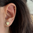 Rainbow Heart Stud Earrings