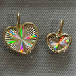 Rainbow Heart Pendant