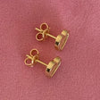 Rainbow Heart Stud Earrings