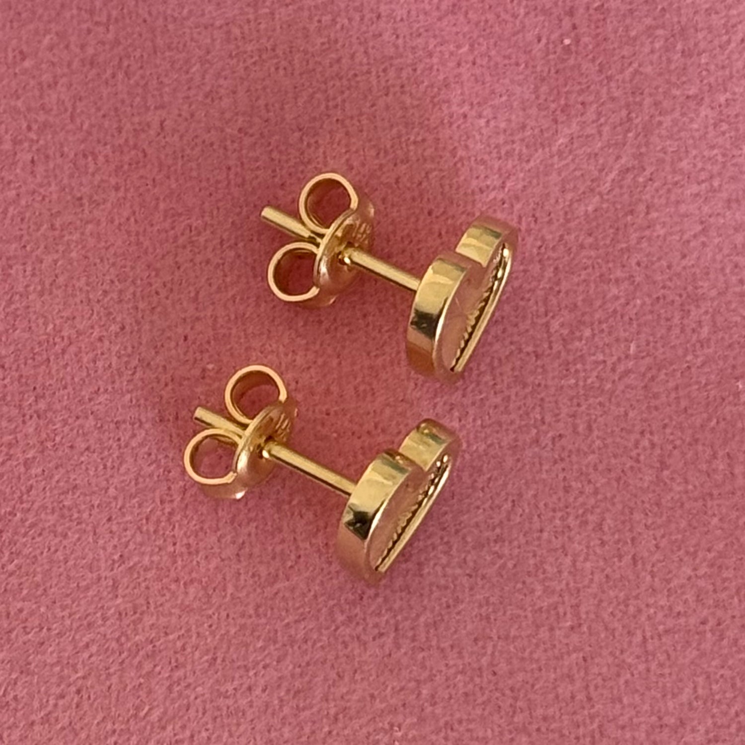 Rainbow Heart Stud Earrings