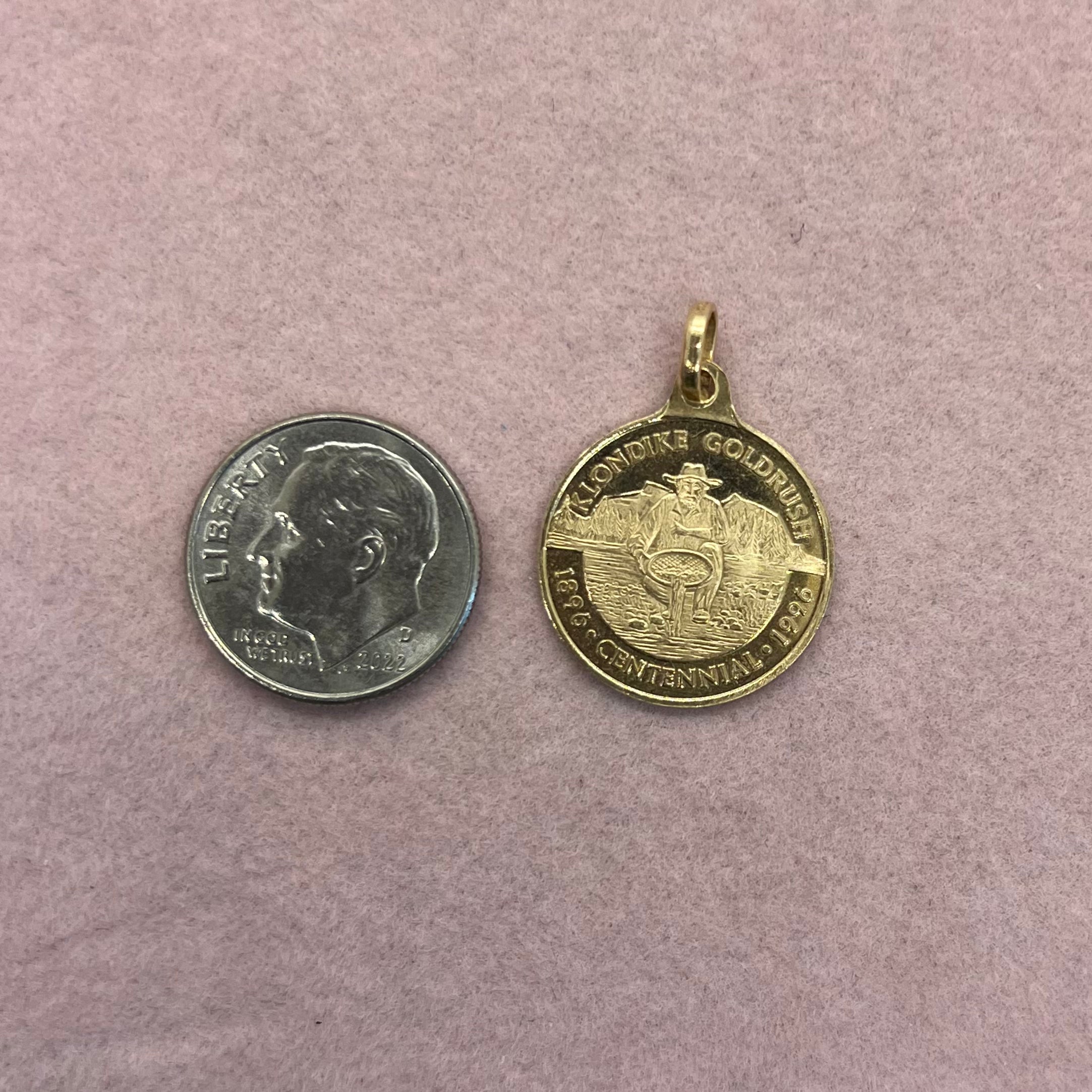 Klondike Gold Rush Commemorative Medallion by Pamp Suisse