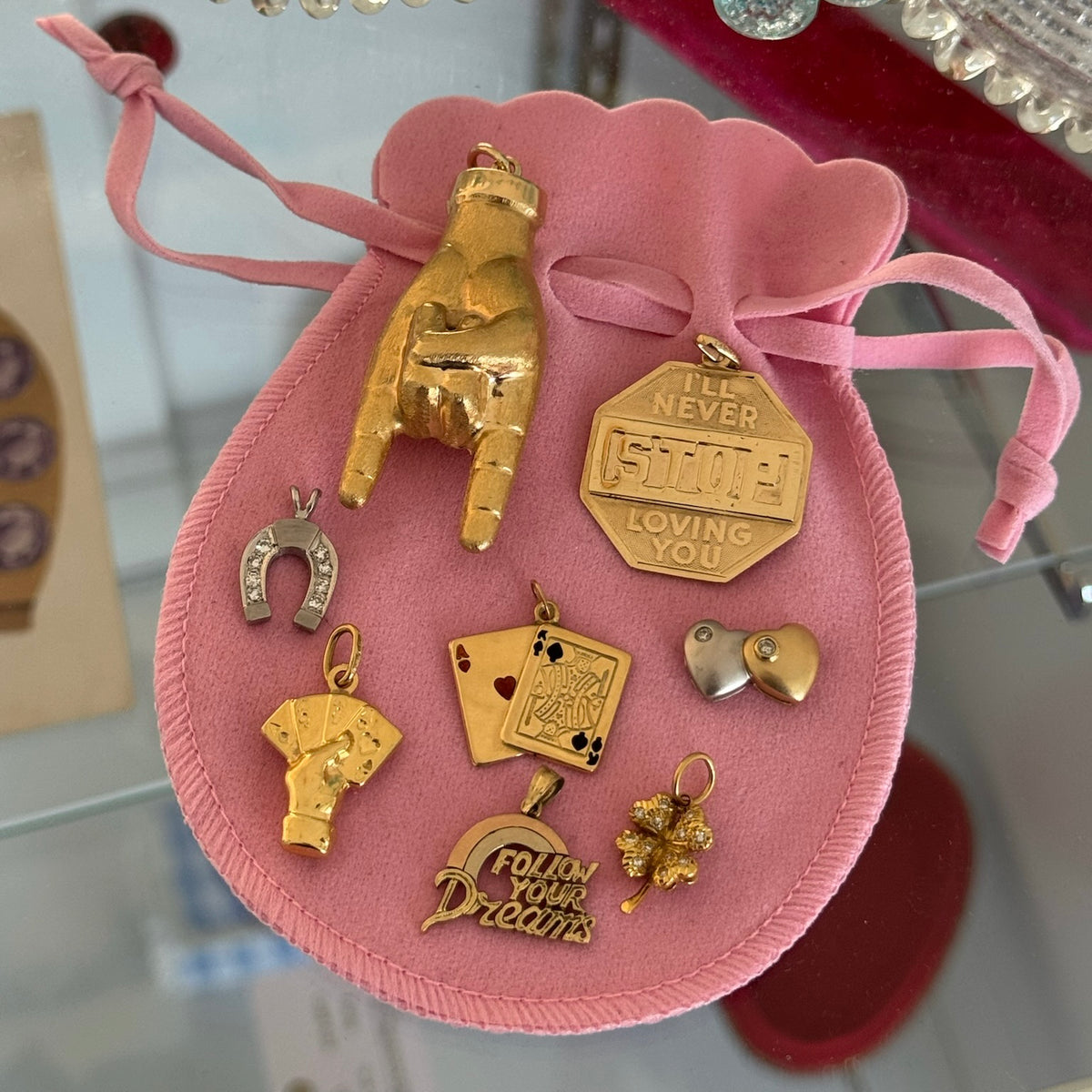 Enamel Blackjack Charm