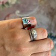 Small Tourmaline Cartier Tank Ring
