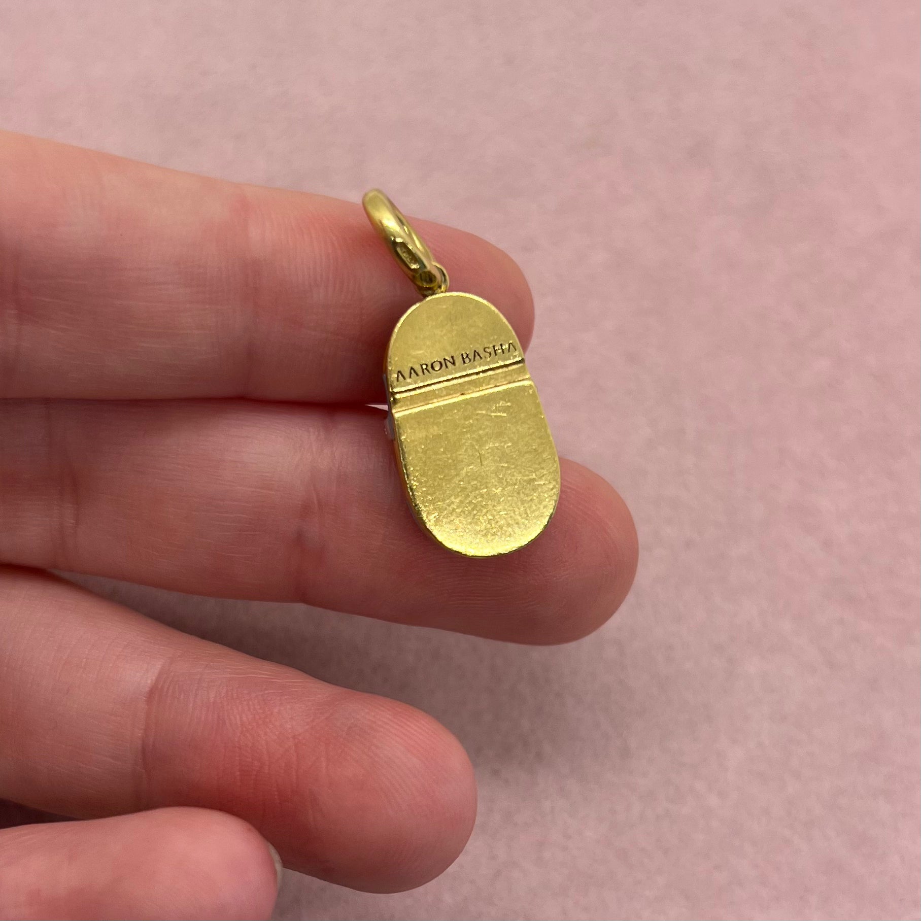 Aaron basha baby shoe charms sales