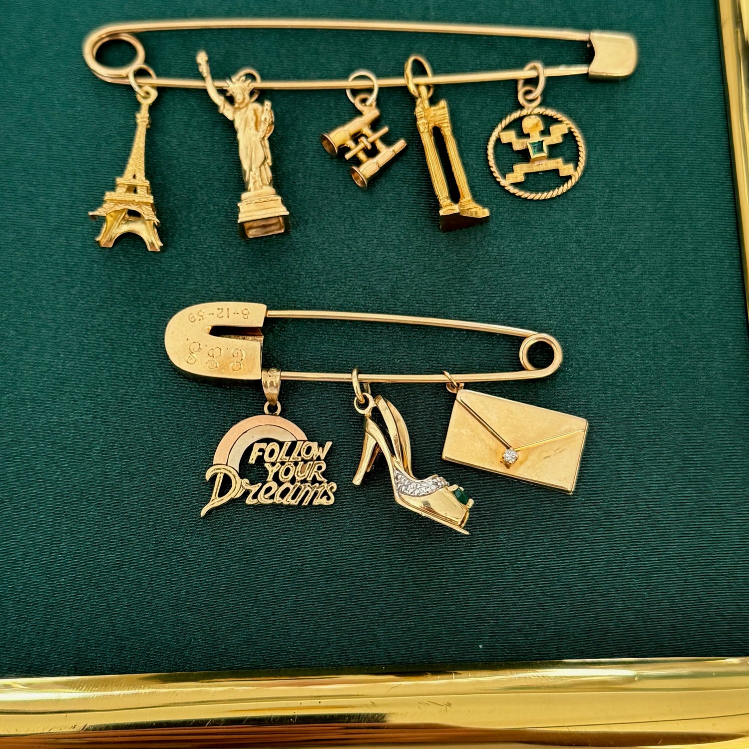 Large Safety Pin with 1959 Engraving