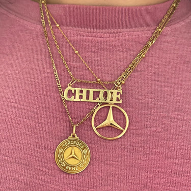 Mercedes Benz Wreath Medallion