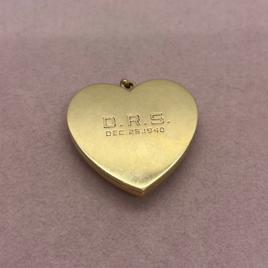 1940 Heart Locket and Clock
