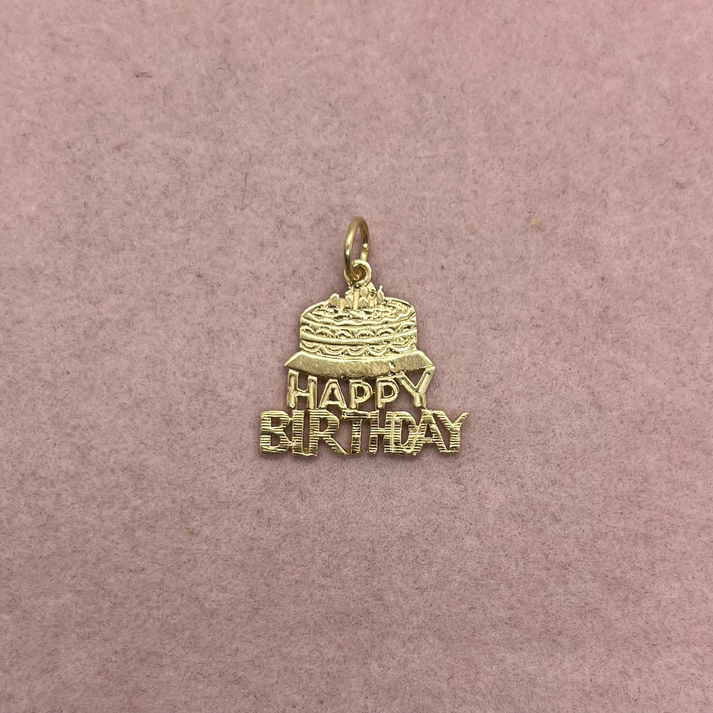 'Happy Birthday' Charm