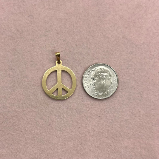 Peace Sign Medallion