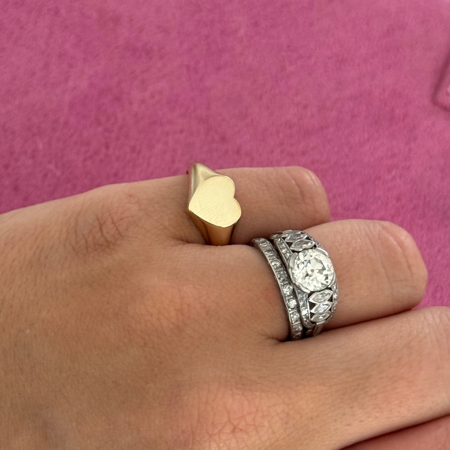 Heart Signet Ring