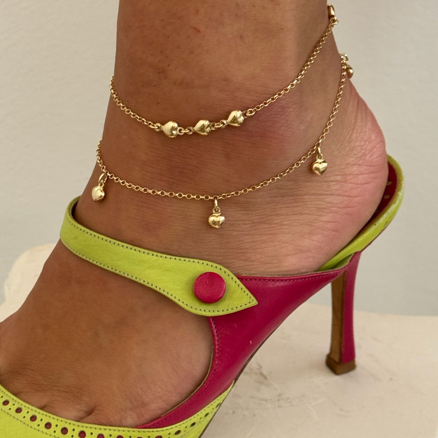 Heart Link Anklet