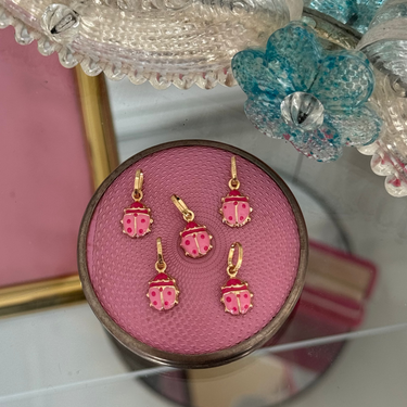 Pink Ladybug Charm