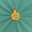 'Lembrança de Padrinhos' Portuguese Enamel Medallion