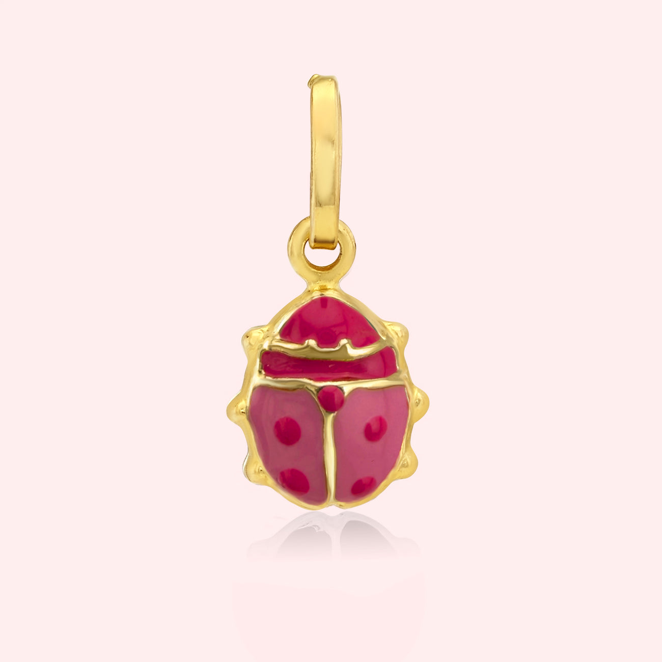 Pink Ladybug Charm