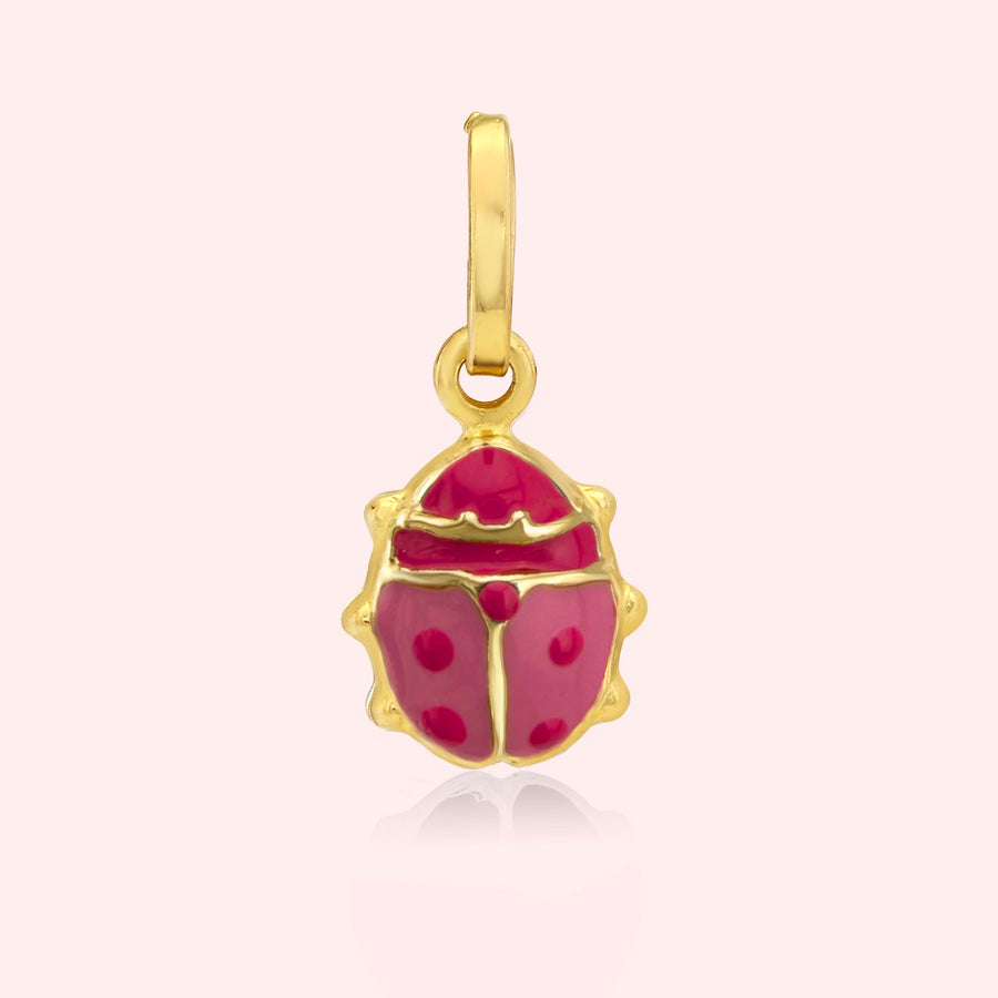 Pink Ladybug Charm