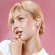 Rainbow Heart Stud Earrings