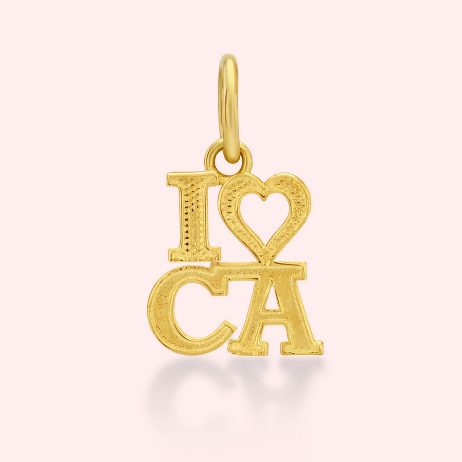 'I Love California' Charm