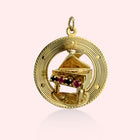 Piano Medallion With Topaz