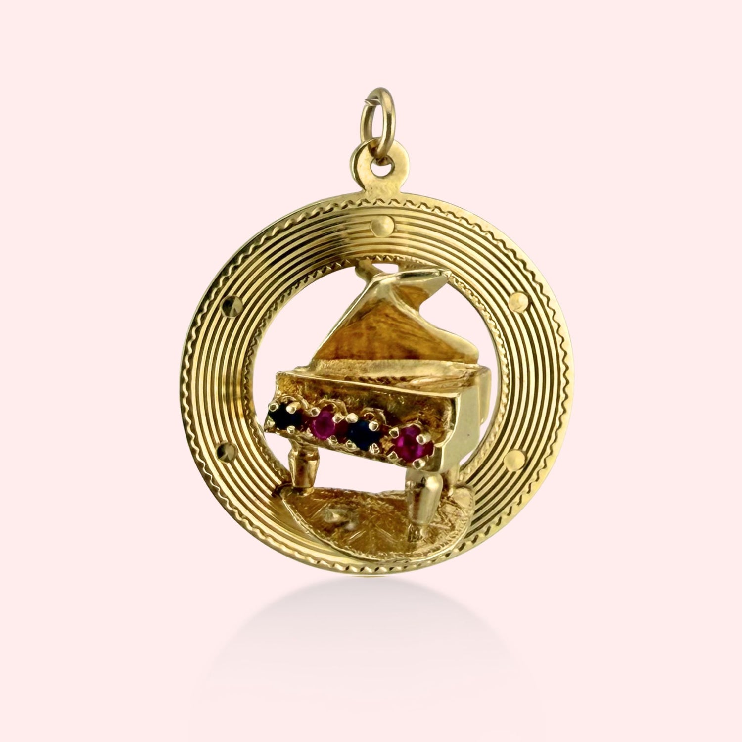 Piano Medallion With Topaz