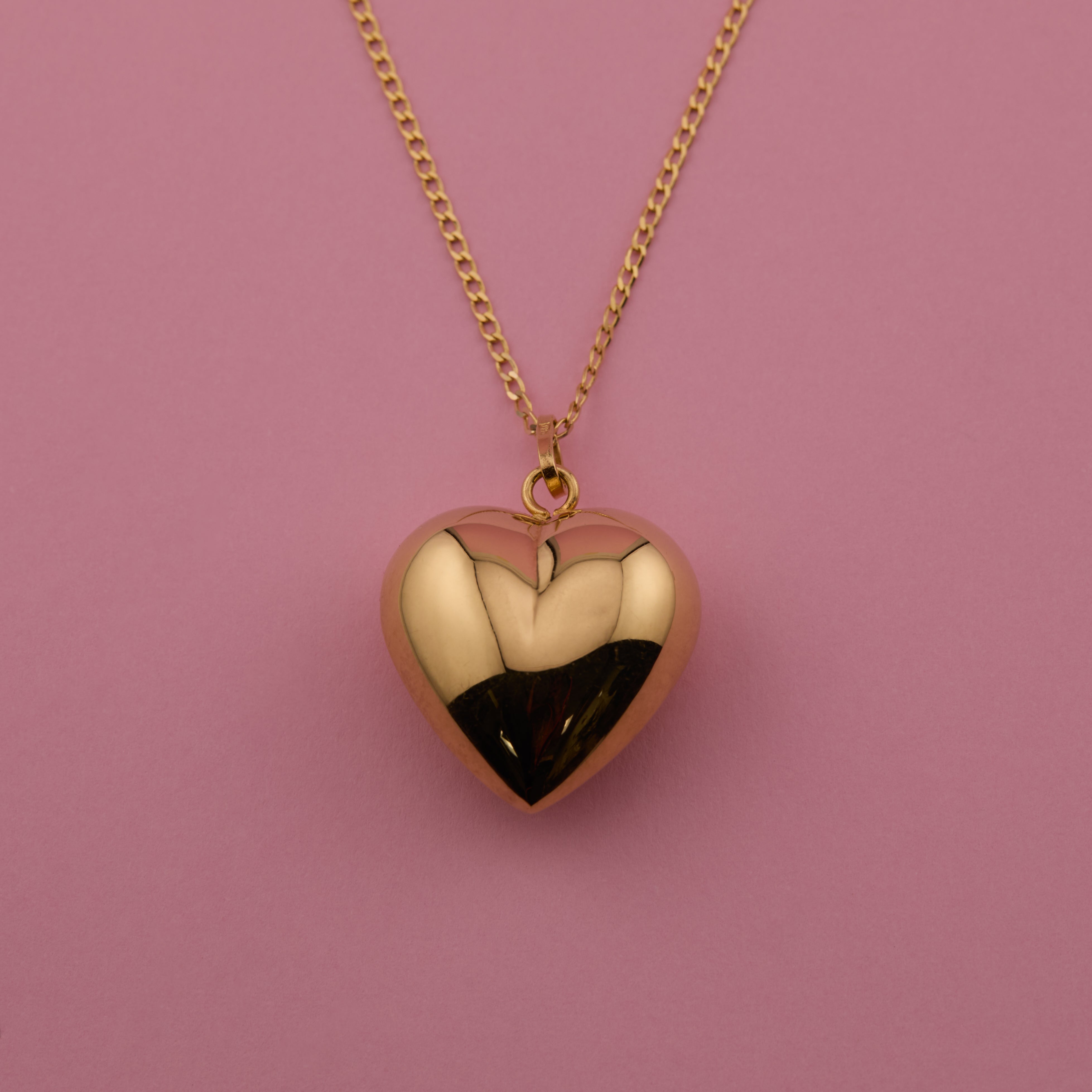 XL Puffy Heart Pendant