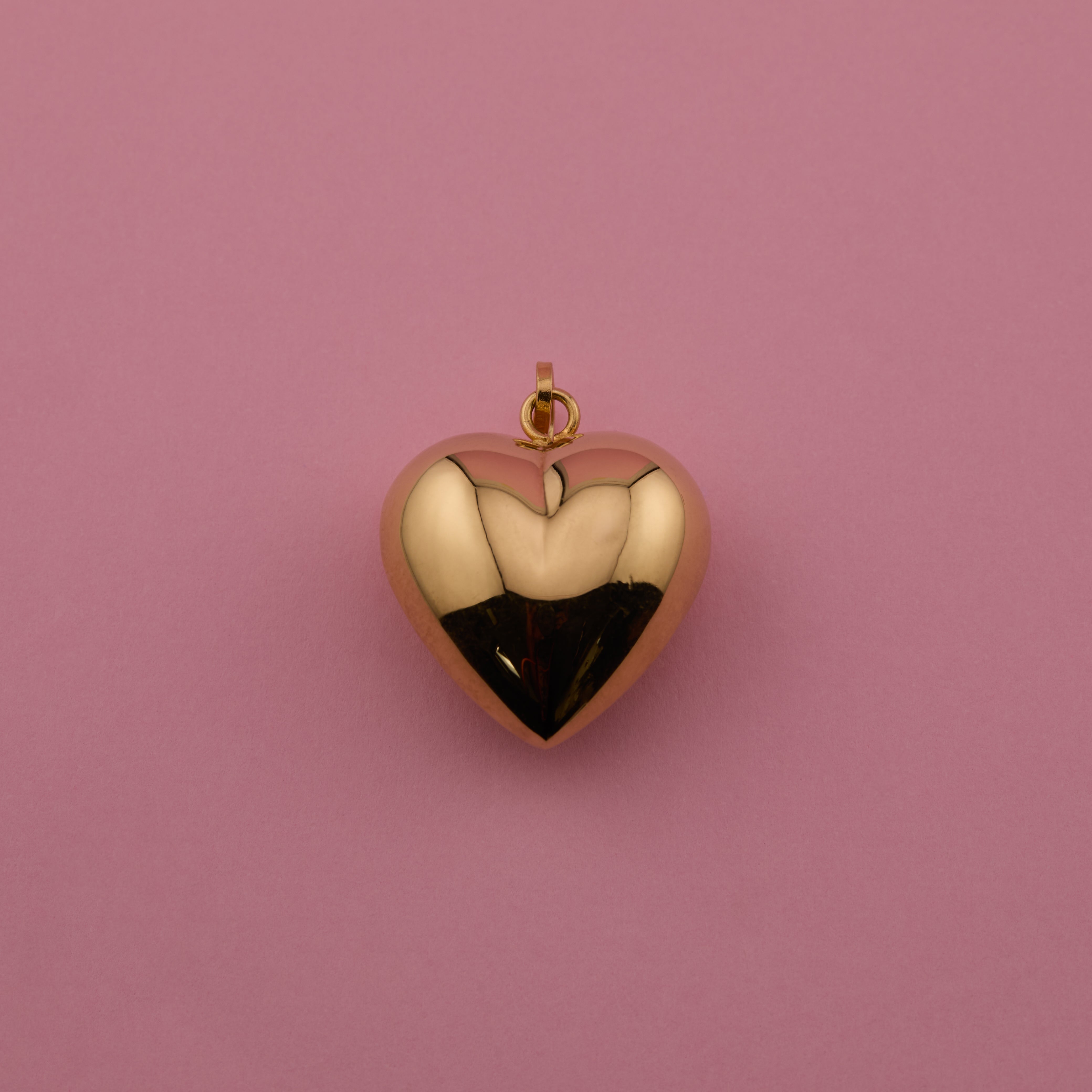 XL Puffy Heart Pendant
