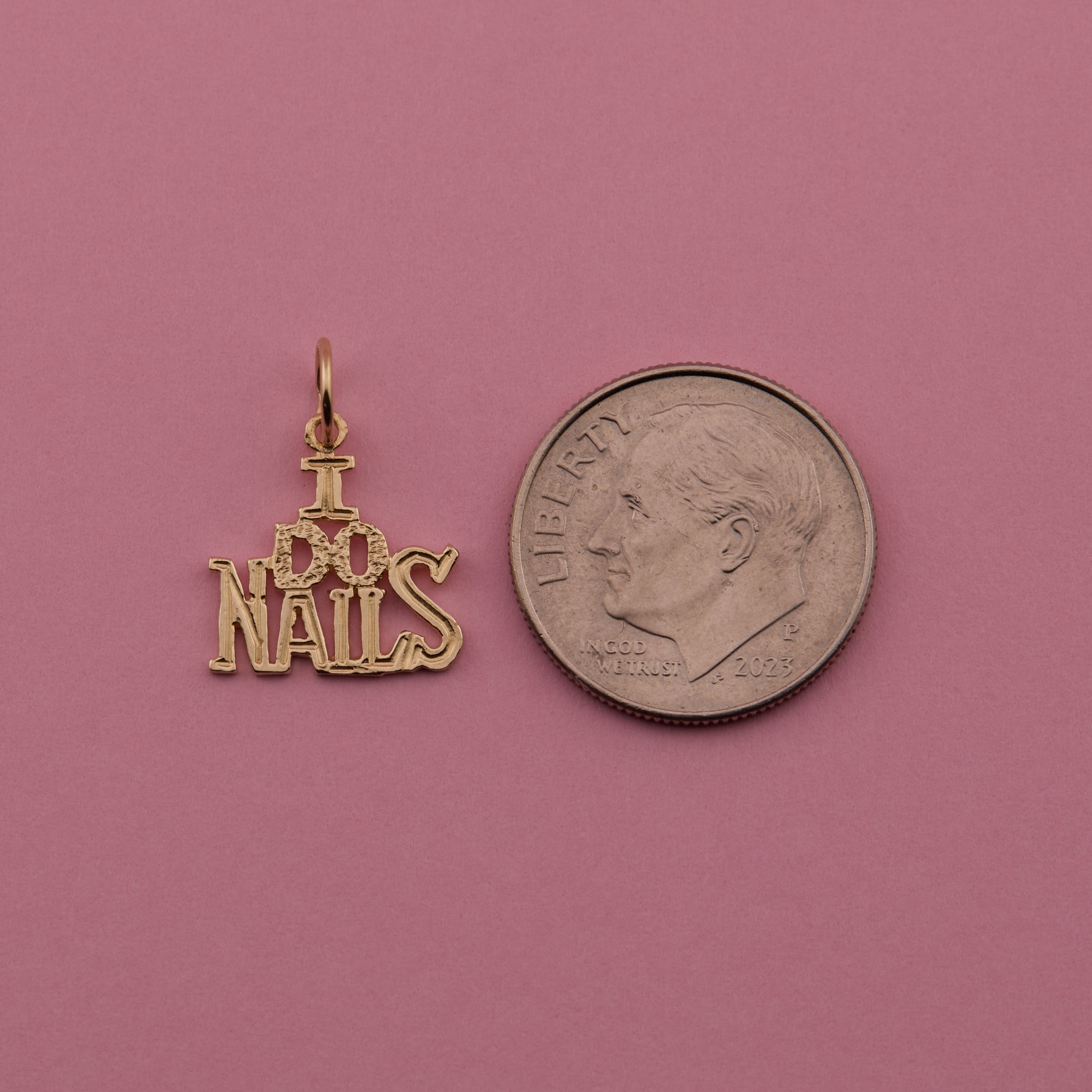 'I Do Nails' Charm