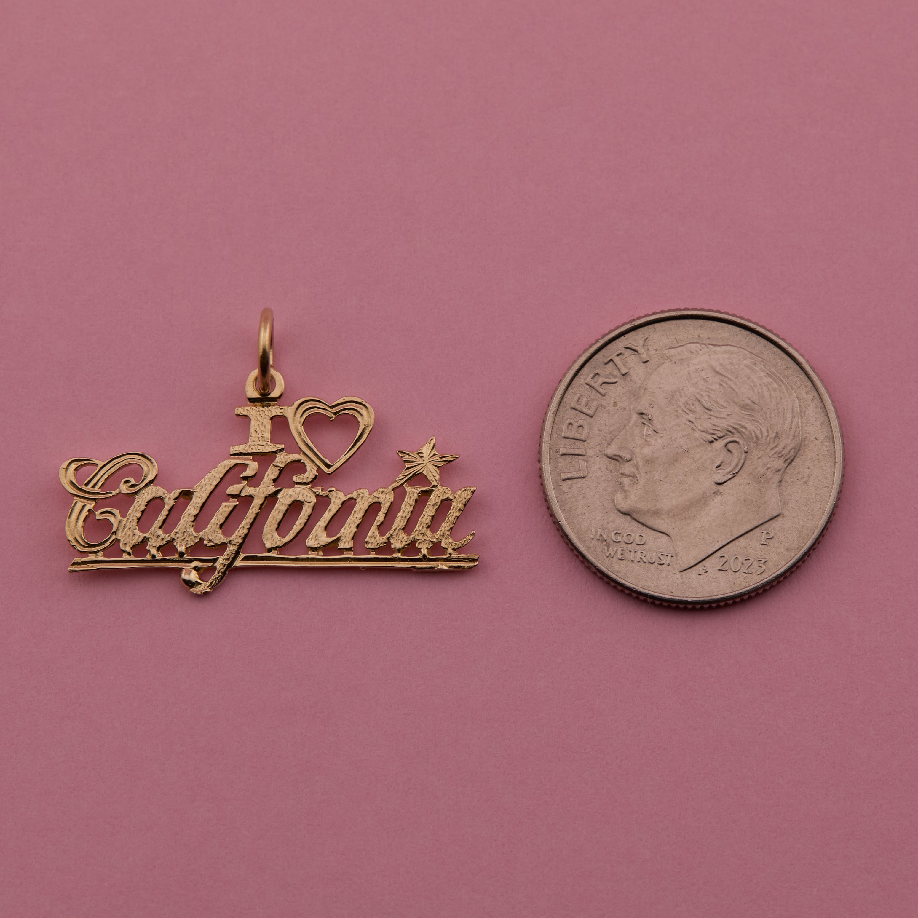 'I Love California' Charm