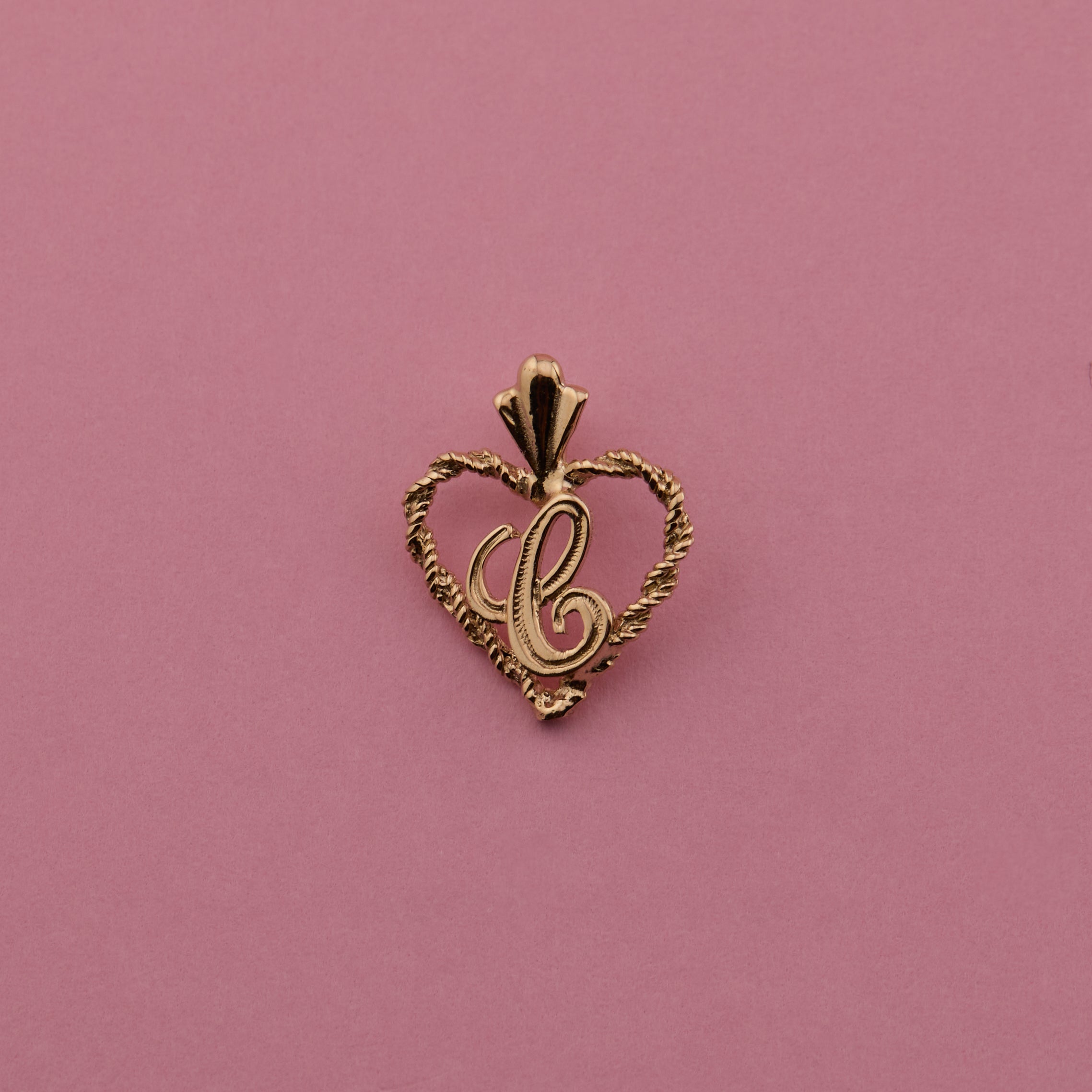 Heart Letter Pendant