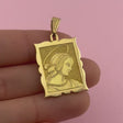 Framed Mother Mary Pendant