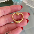 Puffy Heart Outline Charm