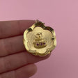 Cake Medallion with Scalloped Frame