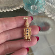 Articulated Topaz Clown Pendant
