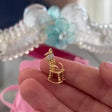 Diamond Rocking Chair Charm