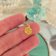 'Lembrança de Padrinhos' Portuguese Enamel Medallion