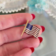 American Flag Enamel Charm
