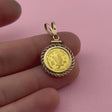 American Eagle 24k Coin Pendant