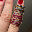 Gemstone Stacking Bands