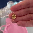 Lucky Diamond Clover Charm