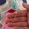 Heart Safety Pin