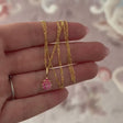 Pink Ladybug Charm