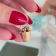 Flower Basket Charm