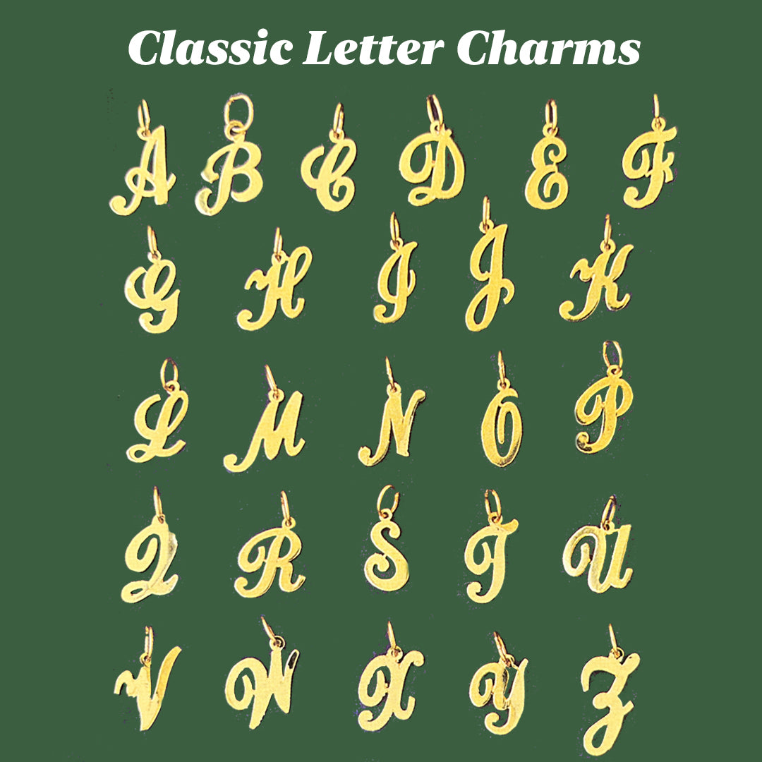 Classic Letter Charm