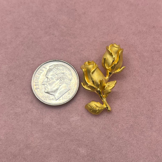 24k Roses Pendant