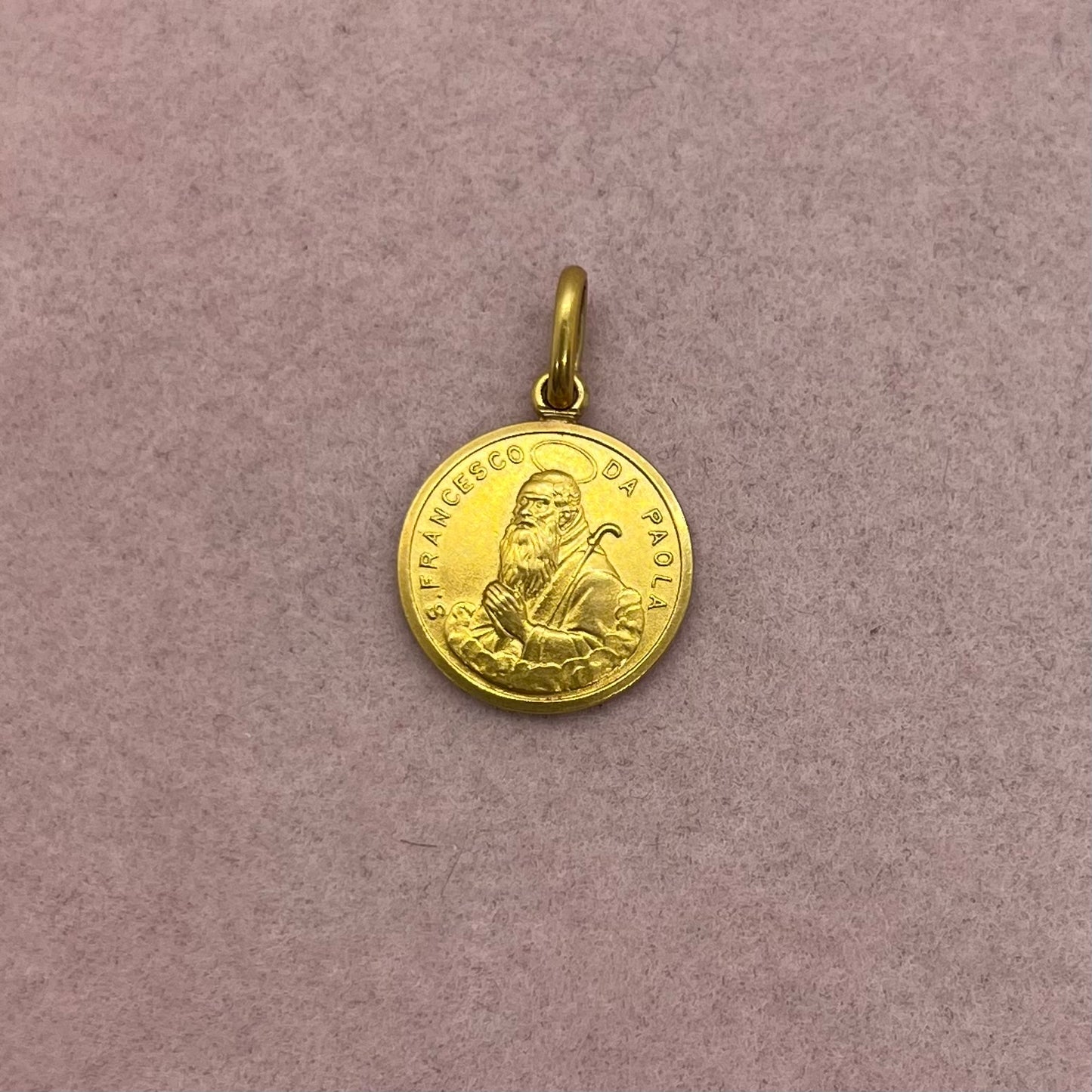 Saint Francesco Da Paola Medallion by Uno a Erre