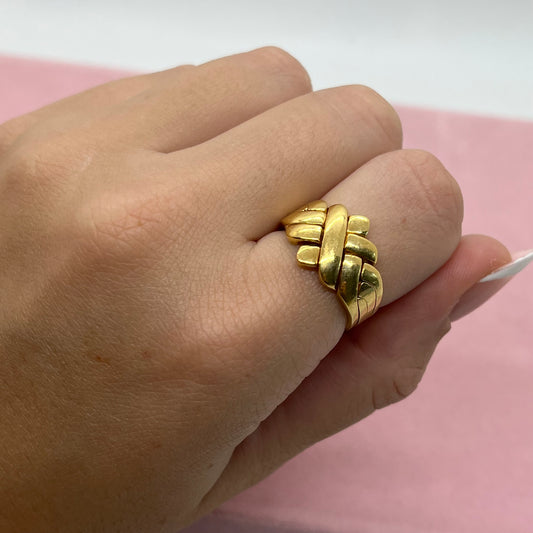Four-Band Puzzle Ring