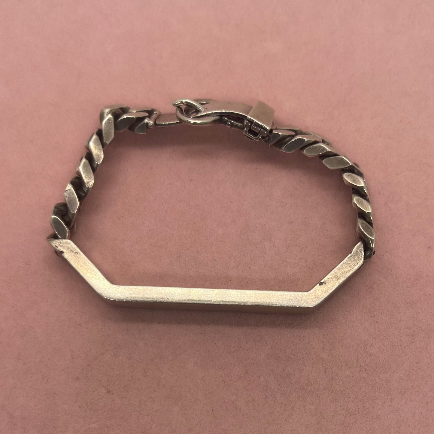 Curb Link Belt Buckle Bracelet by Uno a Erre