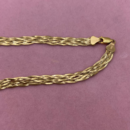 Five-Strand Braided Herringbone Chain