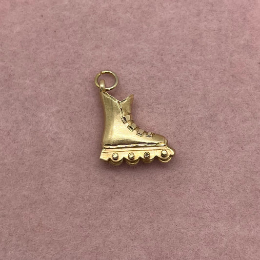 Rollerblade Charm with Moving Wheels