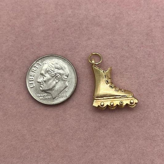 Rollerblade Charm with Moving Wheels