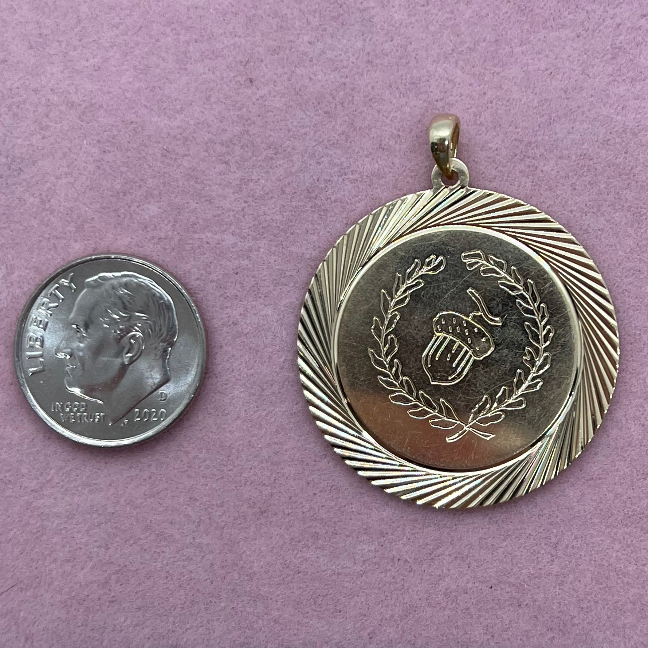 1950's Acorn Medallion